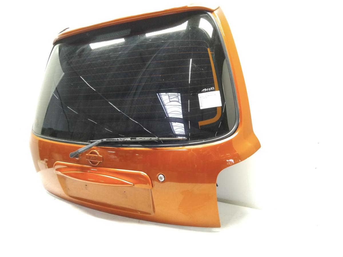 Nissan Micra K11 Heckklappe mit Heckscheibe 2. Faceliftmodell BJ2001 mit Spoiler