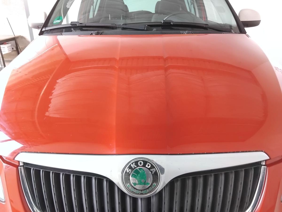 Skoda Fabia 2 5J original Motorhaube Deckel vorn corridarot 8151 BJ2009