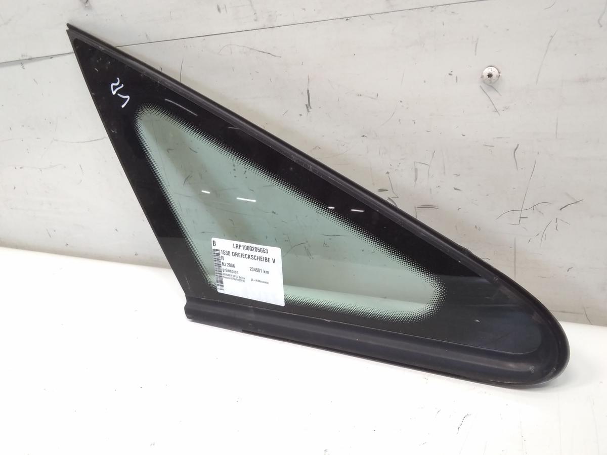 Opel Zafira B original Dreieckscheibe vorn rechts gr&uuml;ncolor BJ2006