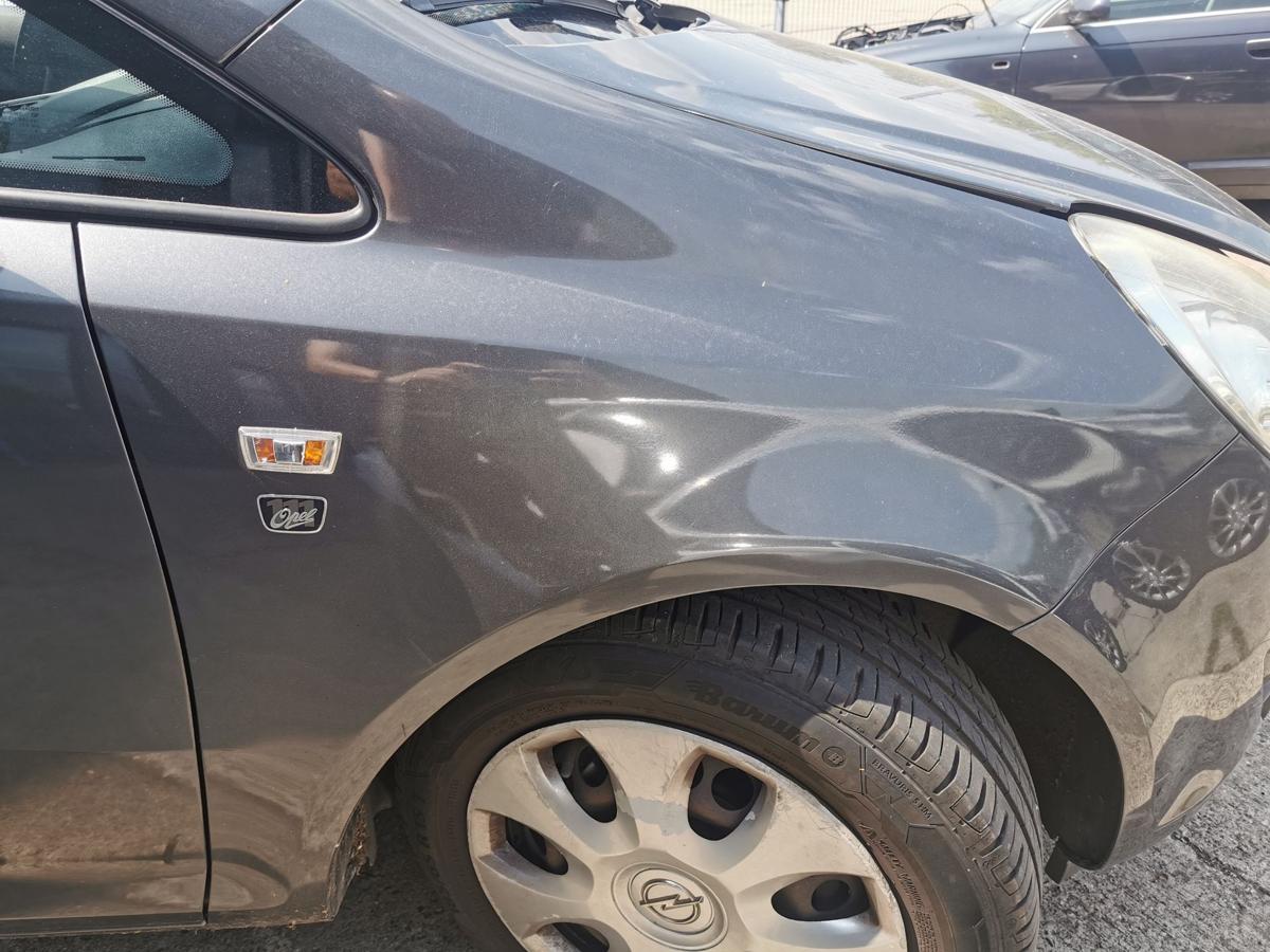 Opel Corsa D Kotflügel Fender Seitenwand vorn rechts Z177 Karbongraumetallic