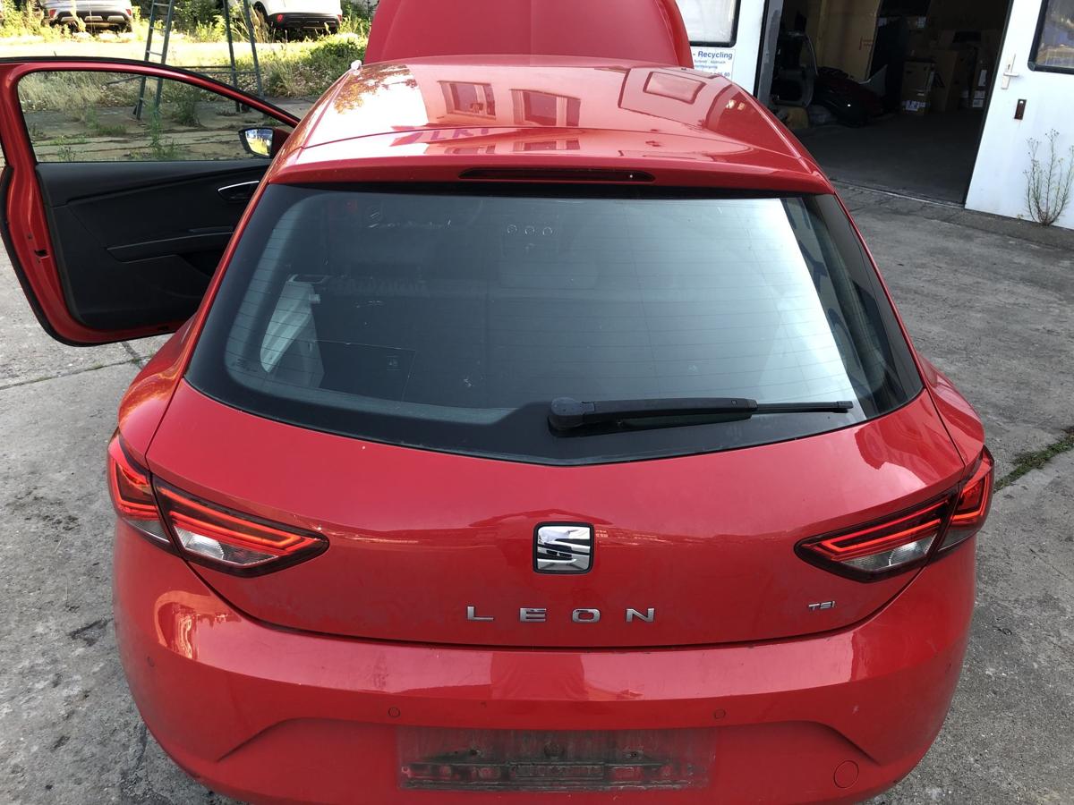 Seat Leon 5F Heckklappe mit Scheibe im Rohbau 3 und 5 t&uuml;rer LS3H Emocion Rot
