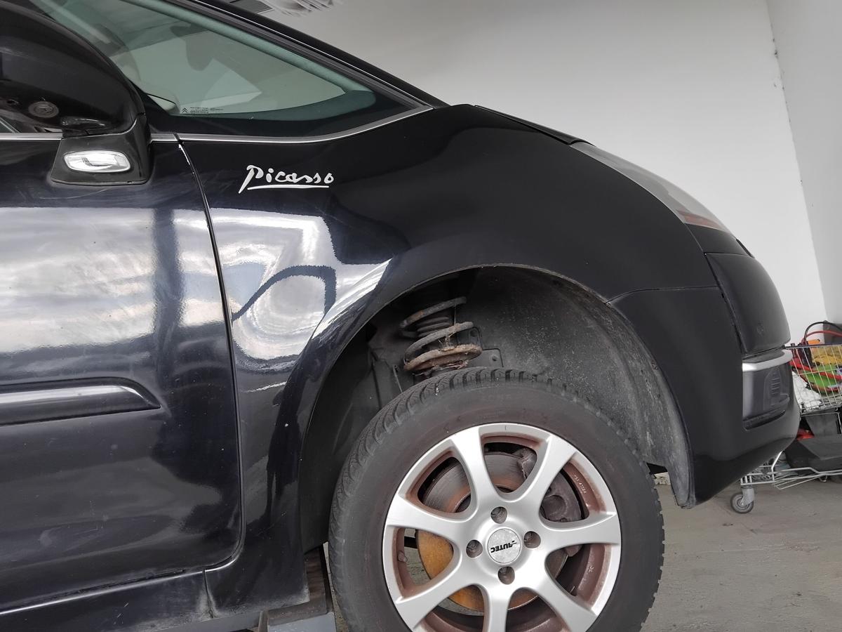Citroen C4 Grand Picasso original Kotfl&uuml;gel vorn rechts EXY Onyx Schwarz BJ2007
