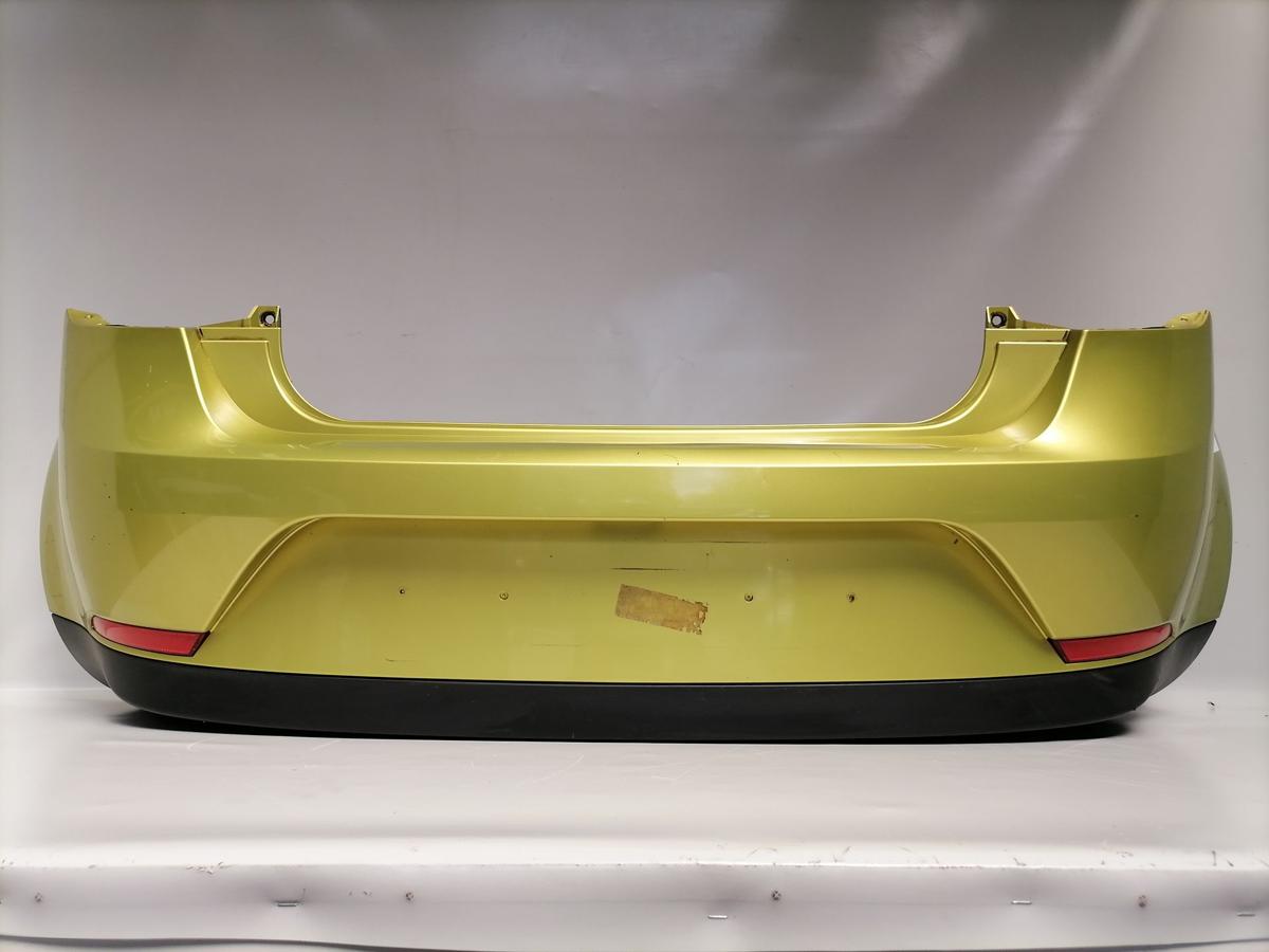 Seat Ibiza 6J original Stoßstange Stoßfänger hinten LS1T Amarillo Citrusmetallic 3 Türer BJ09