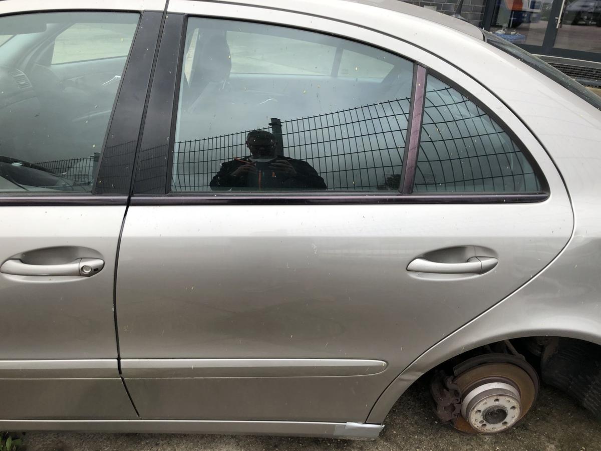 Mercedes W211 Limo E Klasse Tür hinten links Fondtür 723 Cubanitsilber Metallic