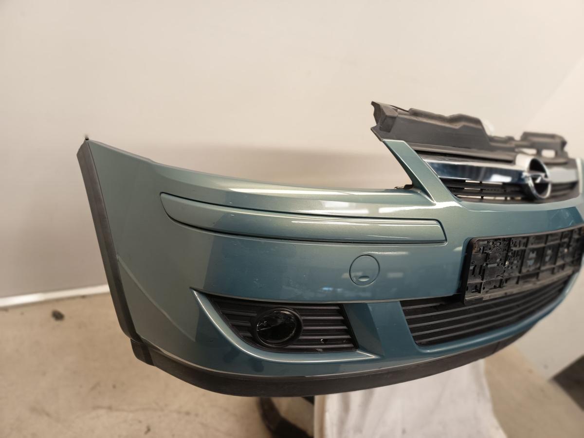 Opel Corsa C orig Stoßfänger/ Stoßstange vorn mit NSW 3NU Grau Facelift Bj 2006