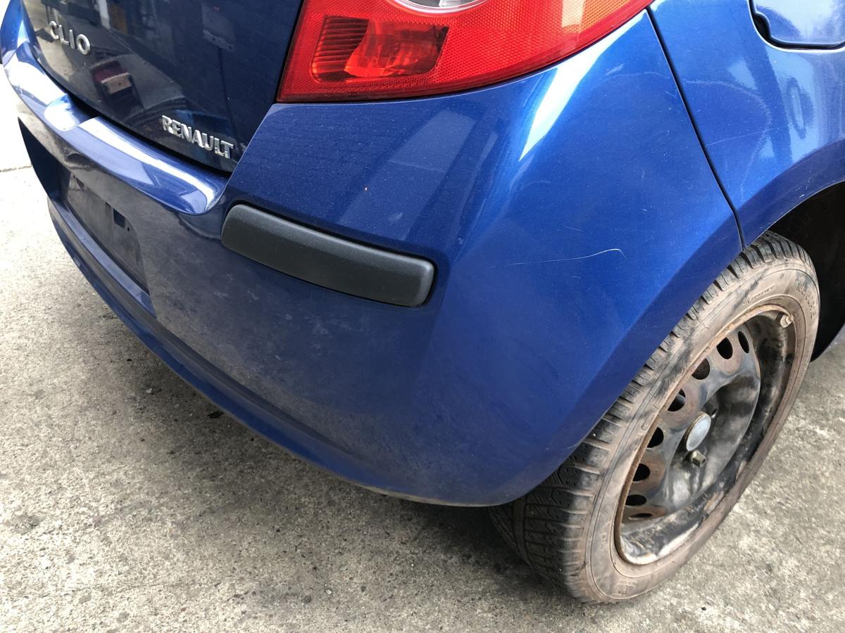 Renault Clio 3 Typ BR Sto&szlig;f&auml;nger hinten Hecksch&uuml;rze 3 und 5 t&uuml;rer TERNA Blue