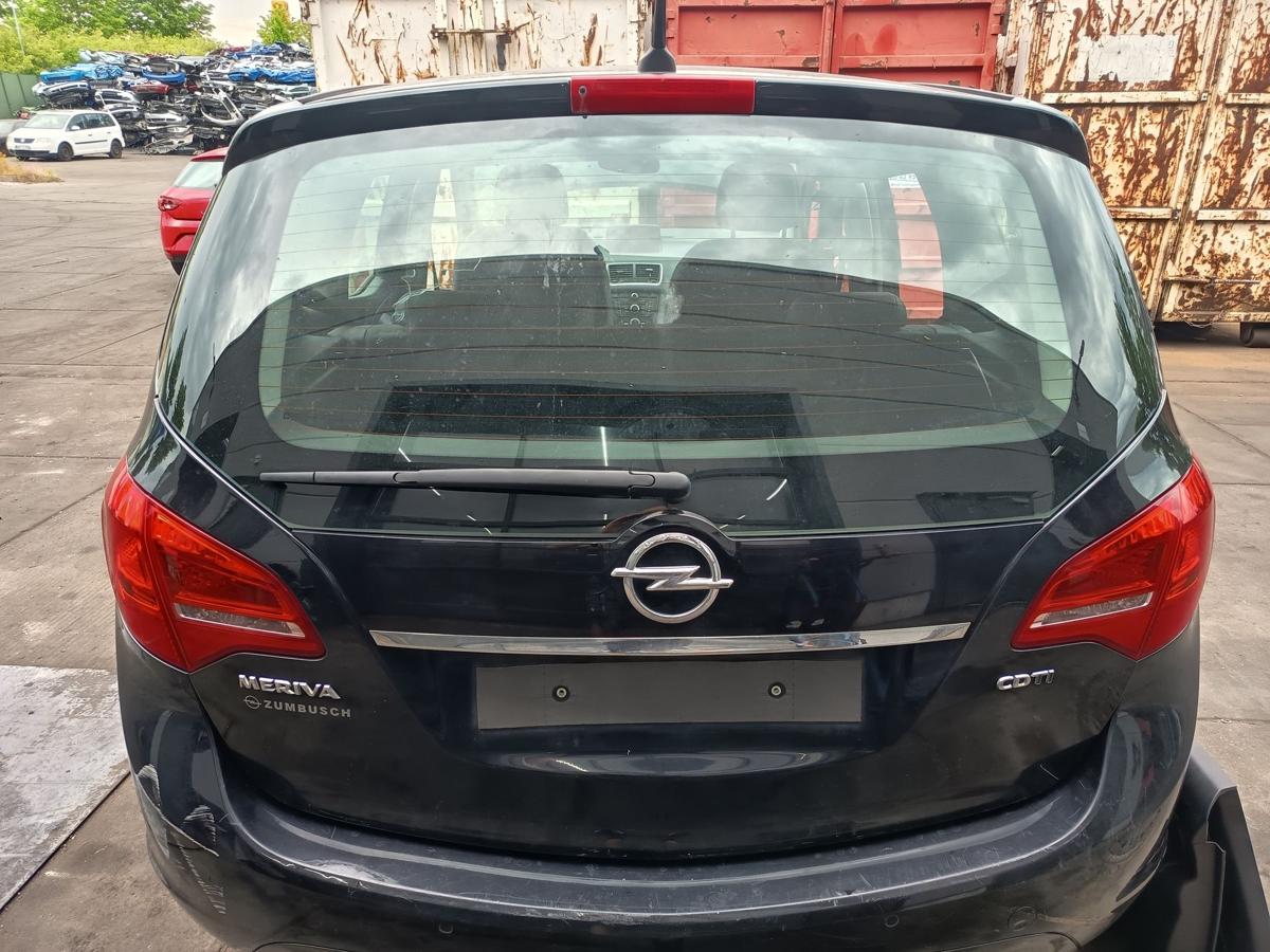 Opel Meriva B original Heckklappe mit Scheibe Z20R Saphirschwarz Bj 2012