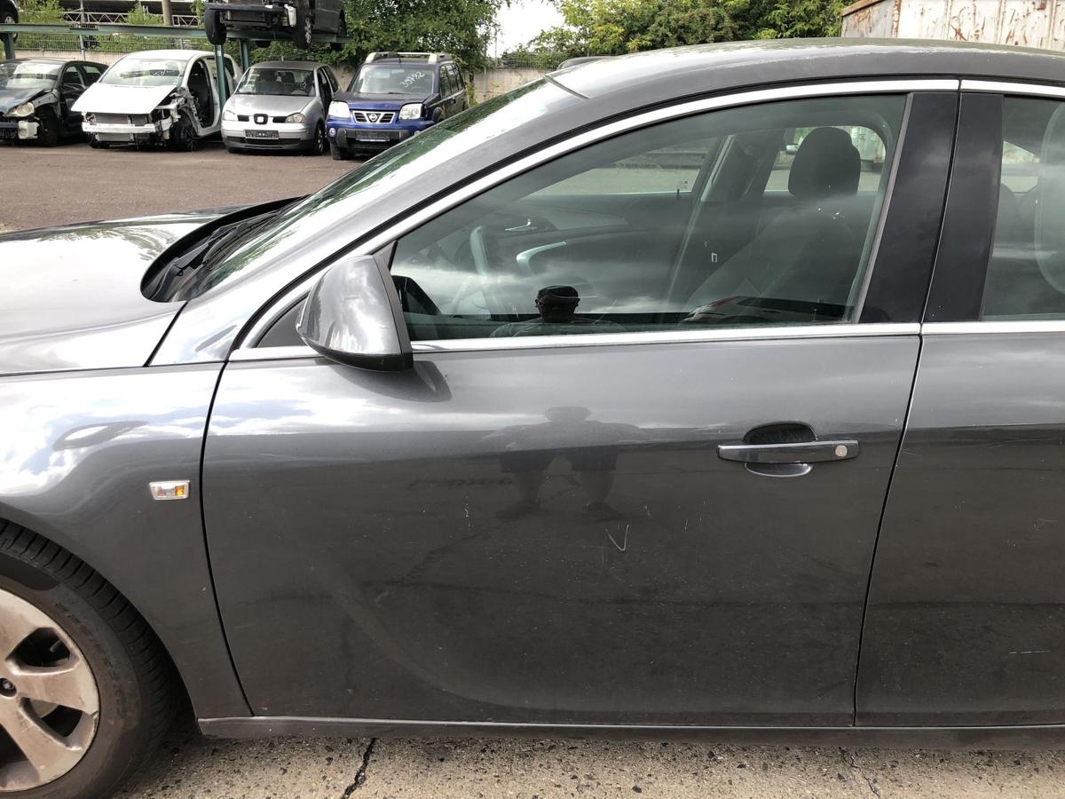 Opel Insignia A 0G-A Tür vorn links Fahrertür Z177 Karbongraumetallic Rohbau