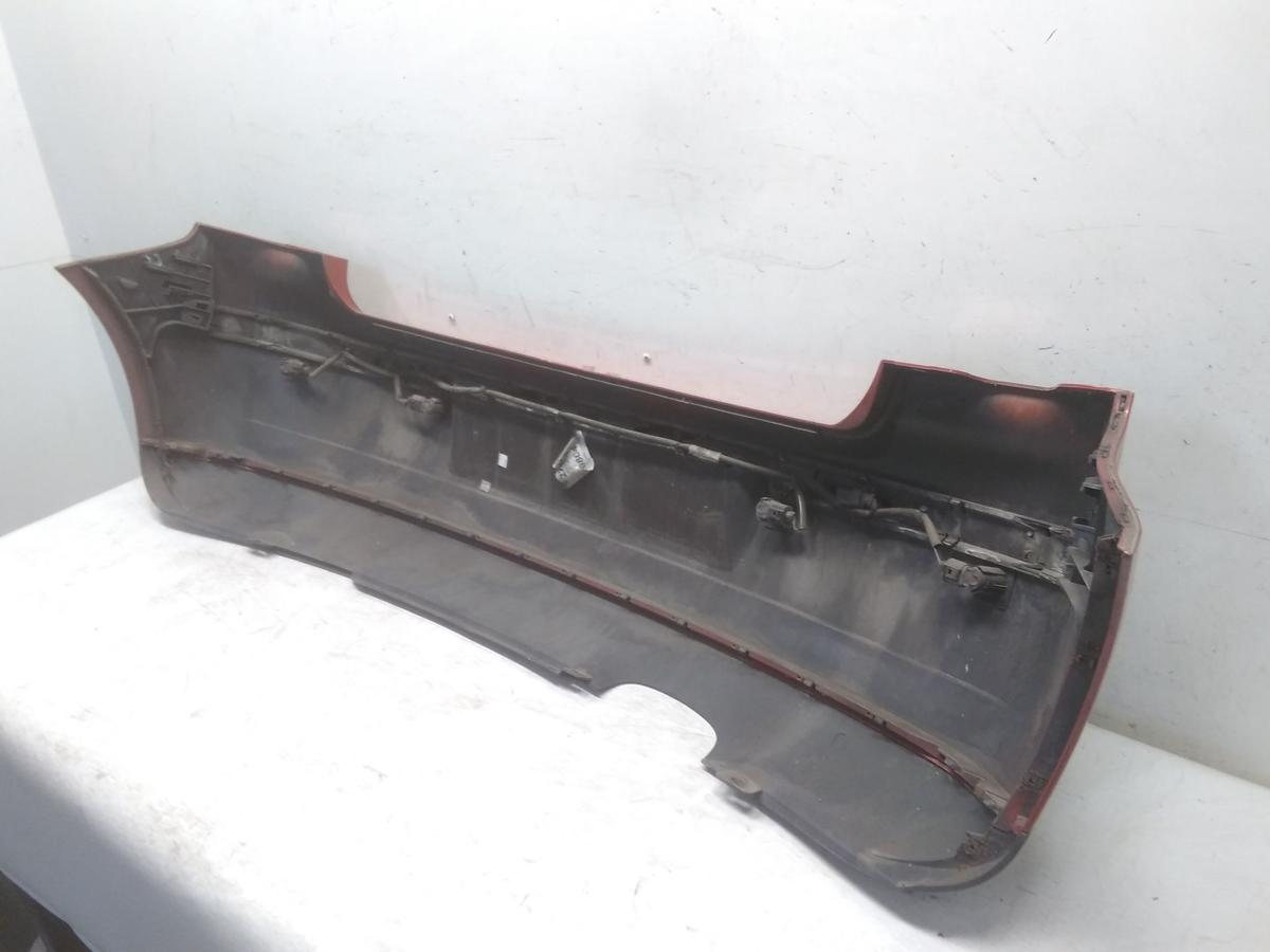 VW Polo 9N3 orig. Stoßstange Stoßfänger hinten PDC copperorangemet. LA2W BJ2006
