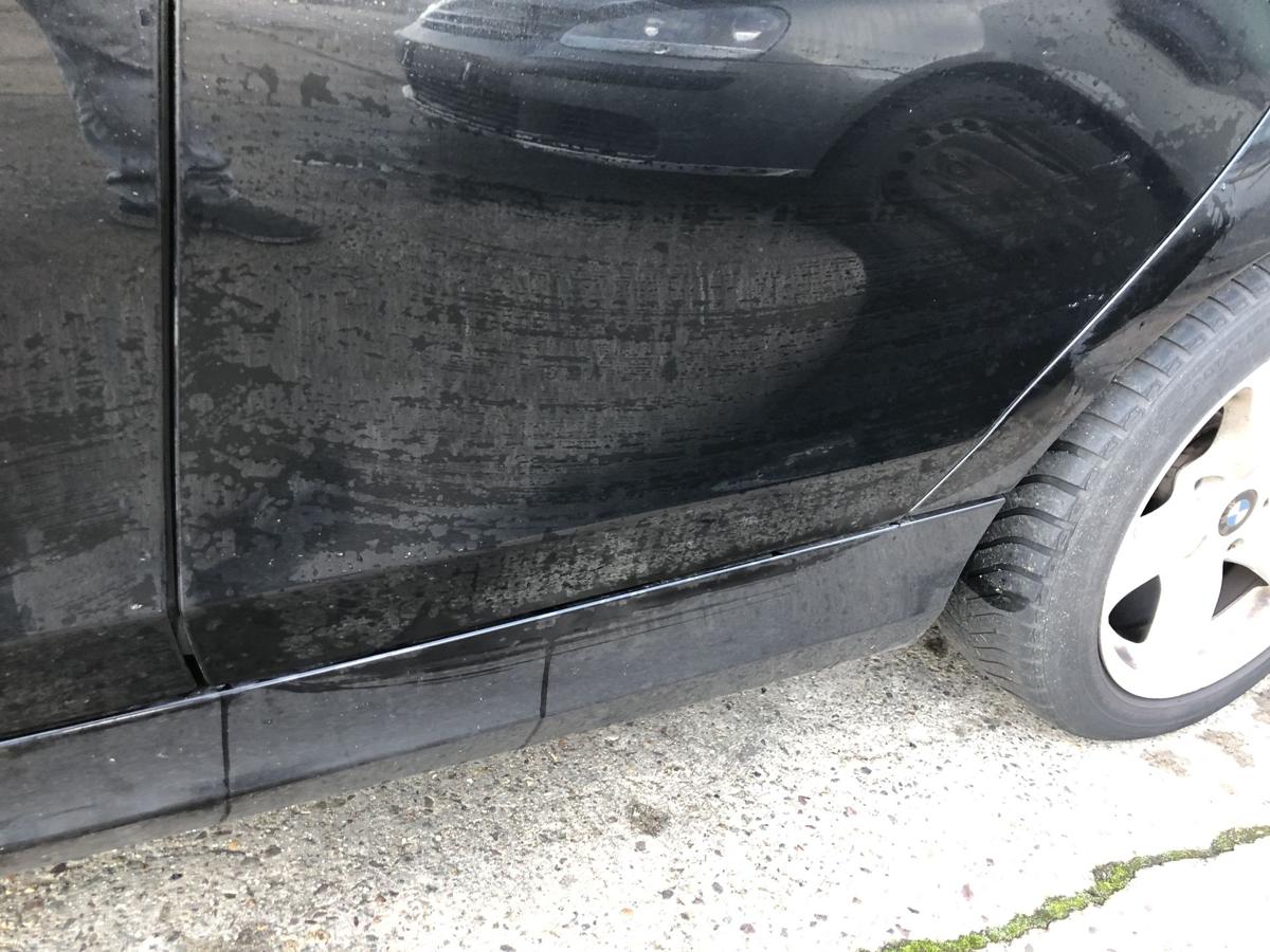 BMW 1er E87 LCI ab07 Tür hinten links Fondtür 475 Blacksapphire 5-türer