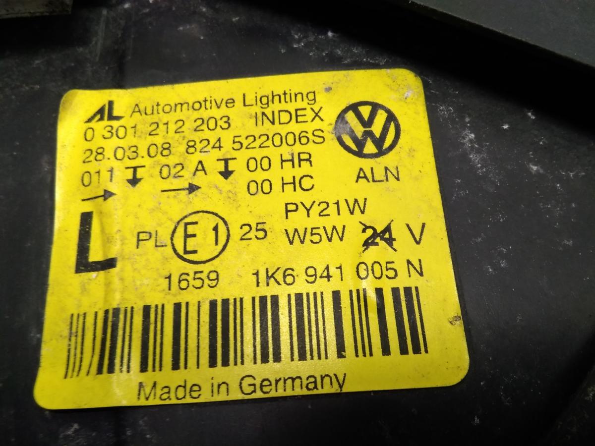 VW Golf 5 original Scheinwerfer links AL mit LWR Bj.2008