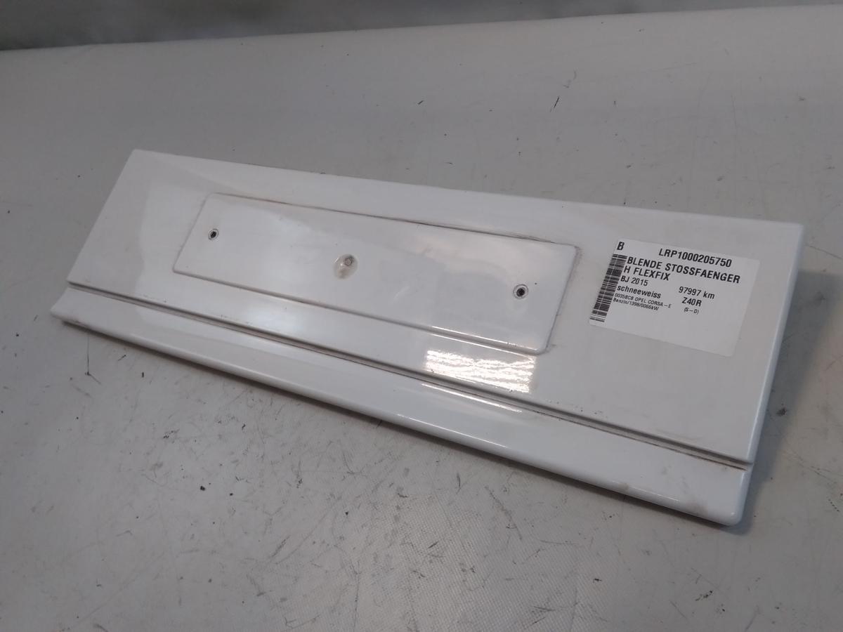 Opel Corsa E original Blende Sto&szlig;f&auml;nger Sto&szlig;stange hinten f&uuml;r FlexFix Bj.2016