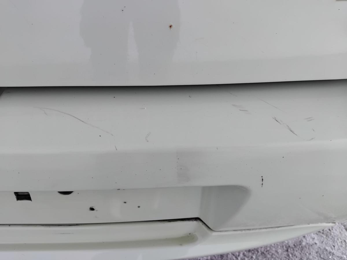 Renault Twingo 2 original Sto&szlig;stange Stossf&auml;nger hinten DVF97 Pastellgelb BJ2008