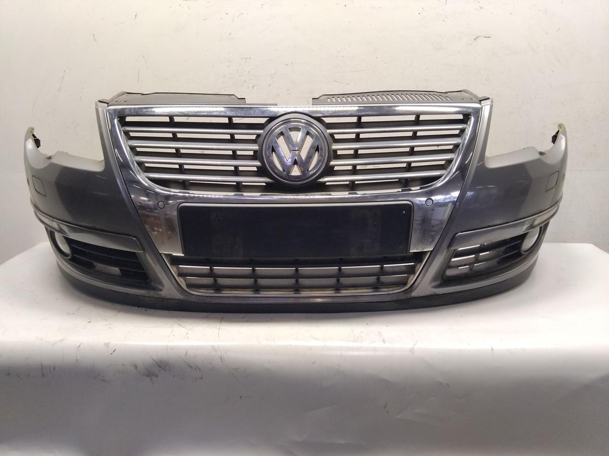 VW Passat 3C orig Sto&szlig;f&auml;nger Sto&szlig;stange vorn LA7T United Grey Metallic BJ2007