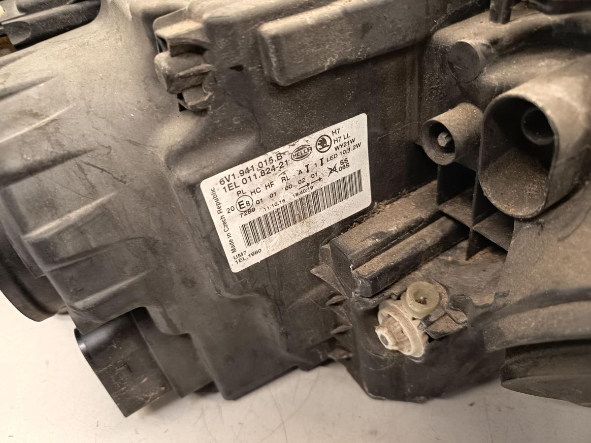 Skoda Fabia III NJ original Hauptscheinwerfer links Halogen Frontlicht Bj 2015