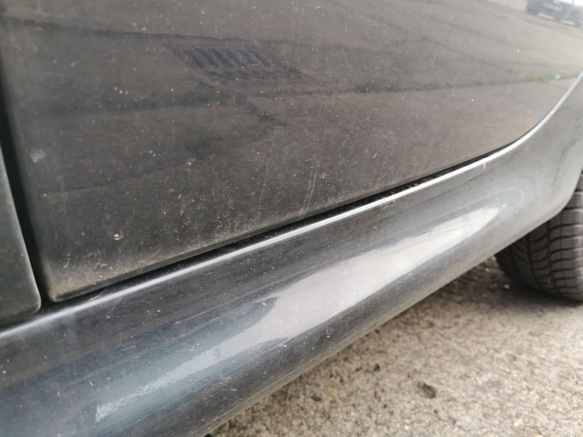 Peugeot 206+ 2M Autotür Tür Fondtür Rohbautürhinten links KTV Perla Nera