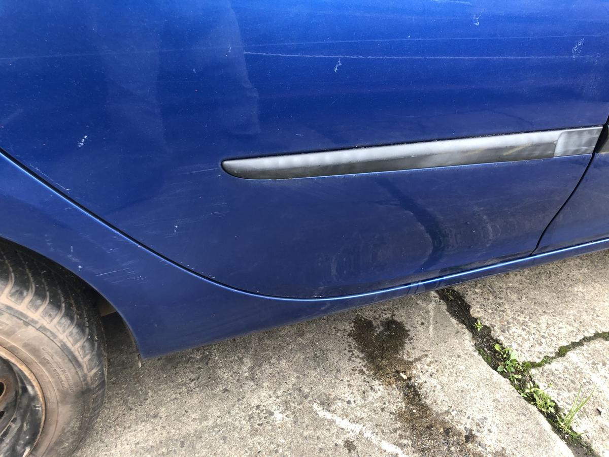Renault Clio 3 Typ BR T&uuml;r hinten rechts Fondt&uuml;r Rohbau TERNA Blue 5 t&uuml;rig