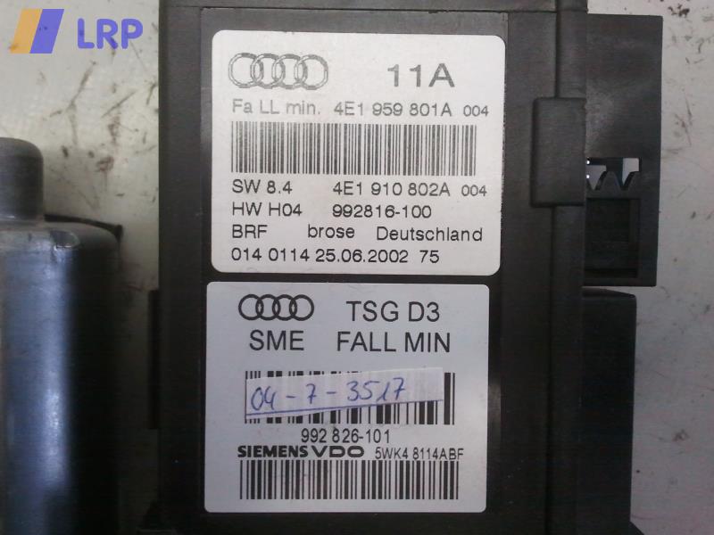 Audi A8 D3 4E Fensterhebermotor vorn links 4E1959801A BROSE BJ2002