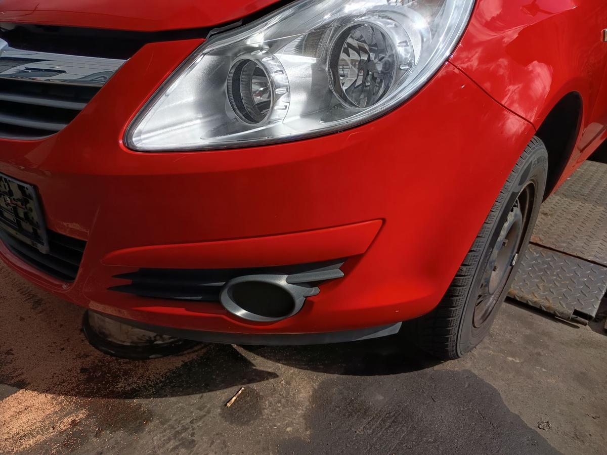 Opel Corsa D original Sto&szlig;stange vorne Z547 Magmarot Facelift Baujahr 2009