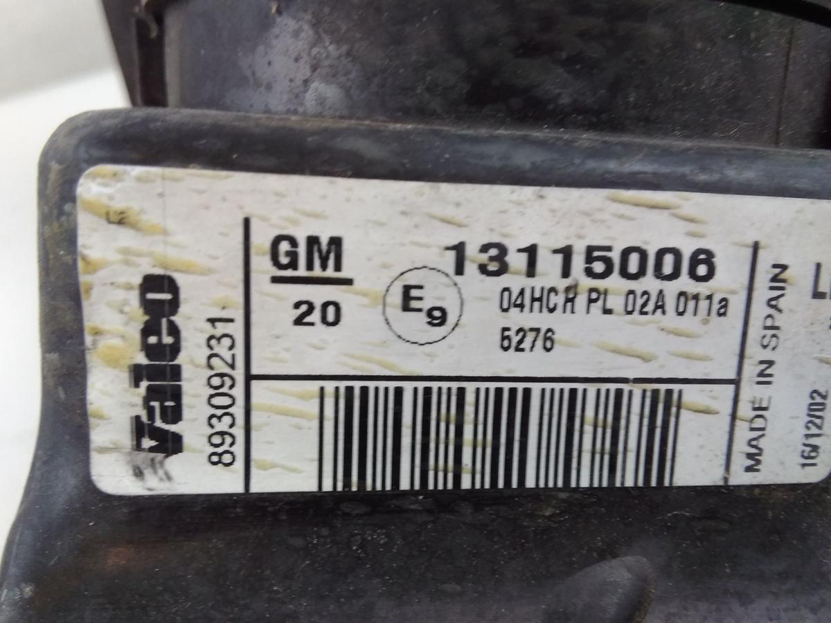 Opel Corsa C original Scheinwerfer links Valeo Halogen mit LWR Bj.2003