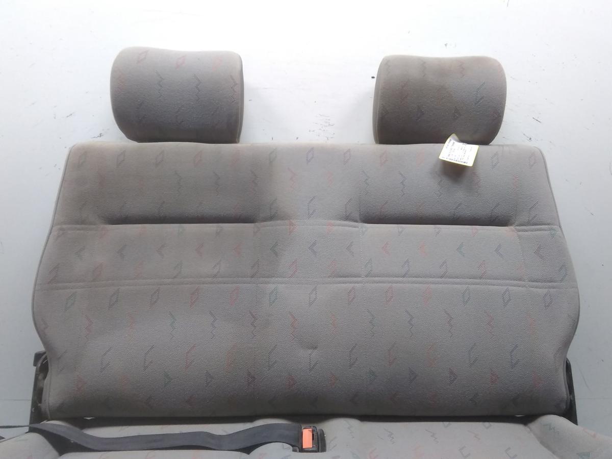 VW T4 original 2er R&uuml;cksitzbank Laderaum Stoff grau mit Muster BJ1999