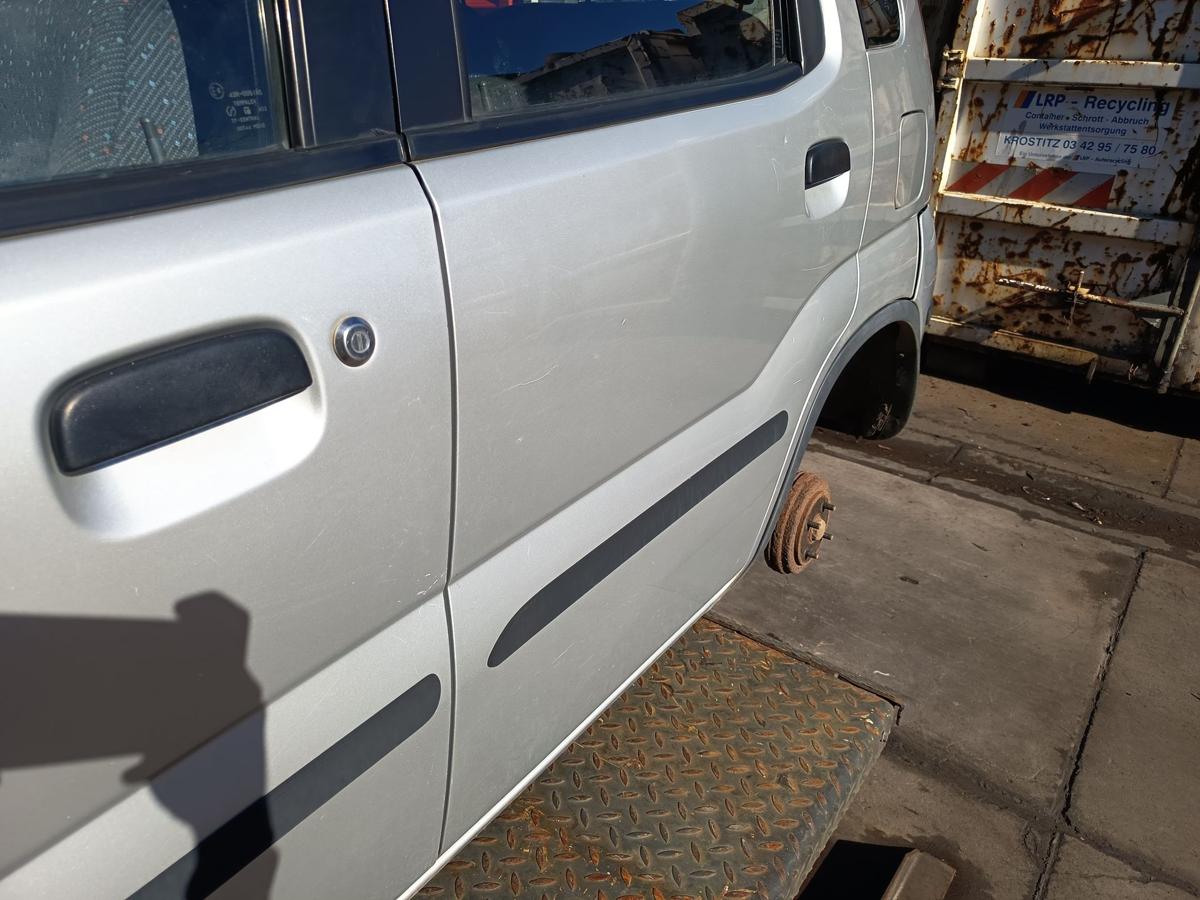 Suzuki Ignis I original T&uuml;r hinten links Fond Fahrerseite Z2S Silber Bj 2001