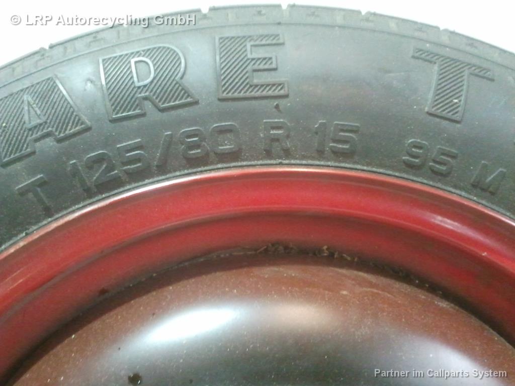 Ford Fusion JU2 Reserverad Notrad T125/80R15 95M 4Jx15x40