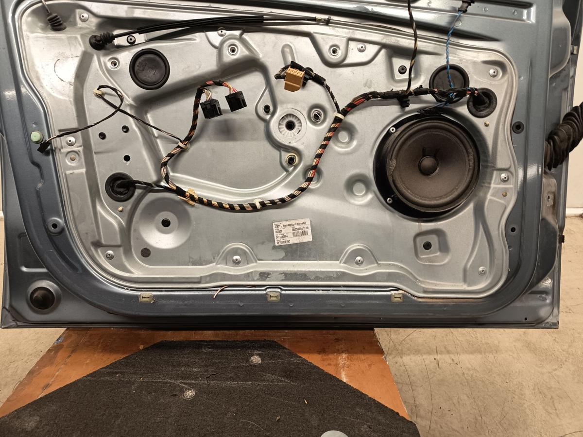 Skoda Fabia 6Y original T&uuml;r vorne links LF7U Stone Grey Metallic Baujahr 2004