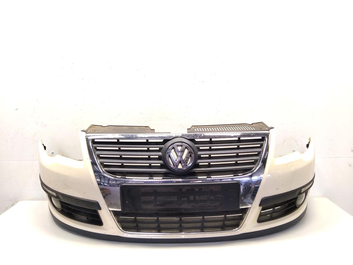 VW Passat 3C B6 original Sto&szlig;stange Sto&szlig;f&auml;nger vorn hellelfenbein 115 Bj.2006