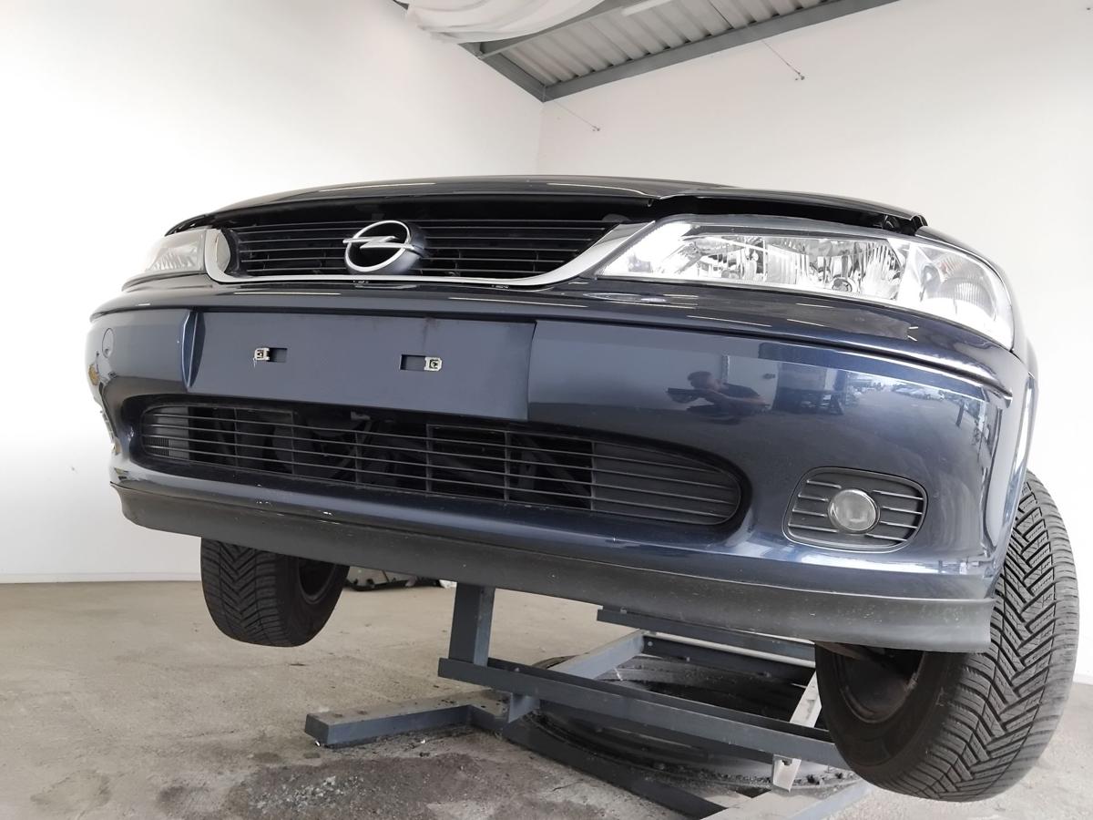 Opel Vectra B Facelift orig Stossf&auml;nger Sto&szlig;stange vorn BJ2001 Z20H nocturnoblau