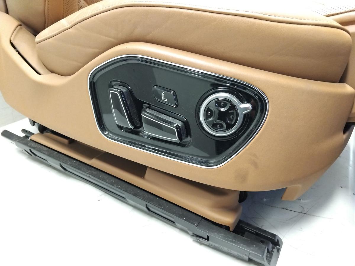 Audi A8 D4 4H orig Sitz Massagesitz vorn rechts beheizt bel&uuml;ftet Memory BJ2015 Leder muskatbraun