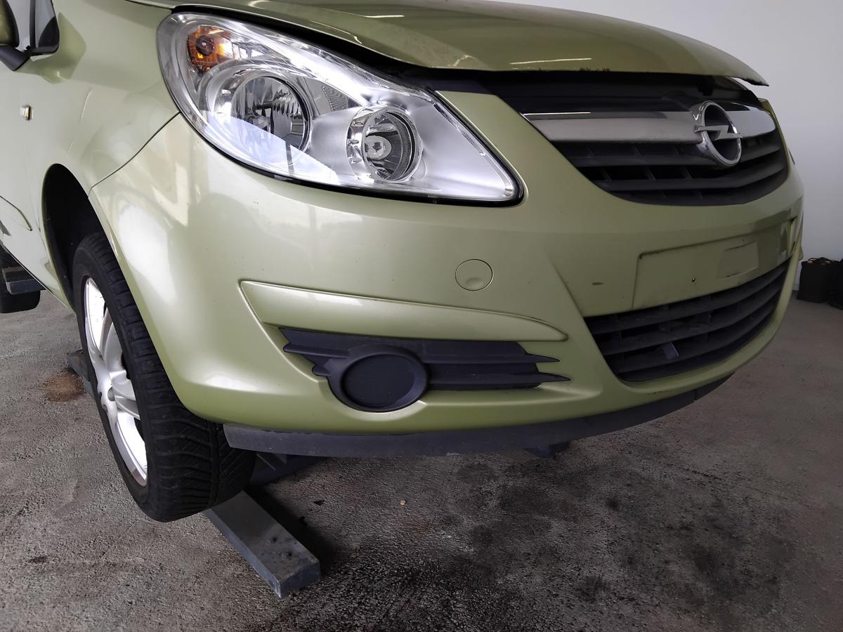 Opel Corsa D original Sto&szlig;stange Sto&szlig;f&auml;nger vorn Z30E Green Tea Metallic BJ2006