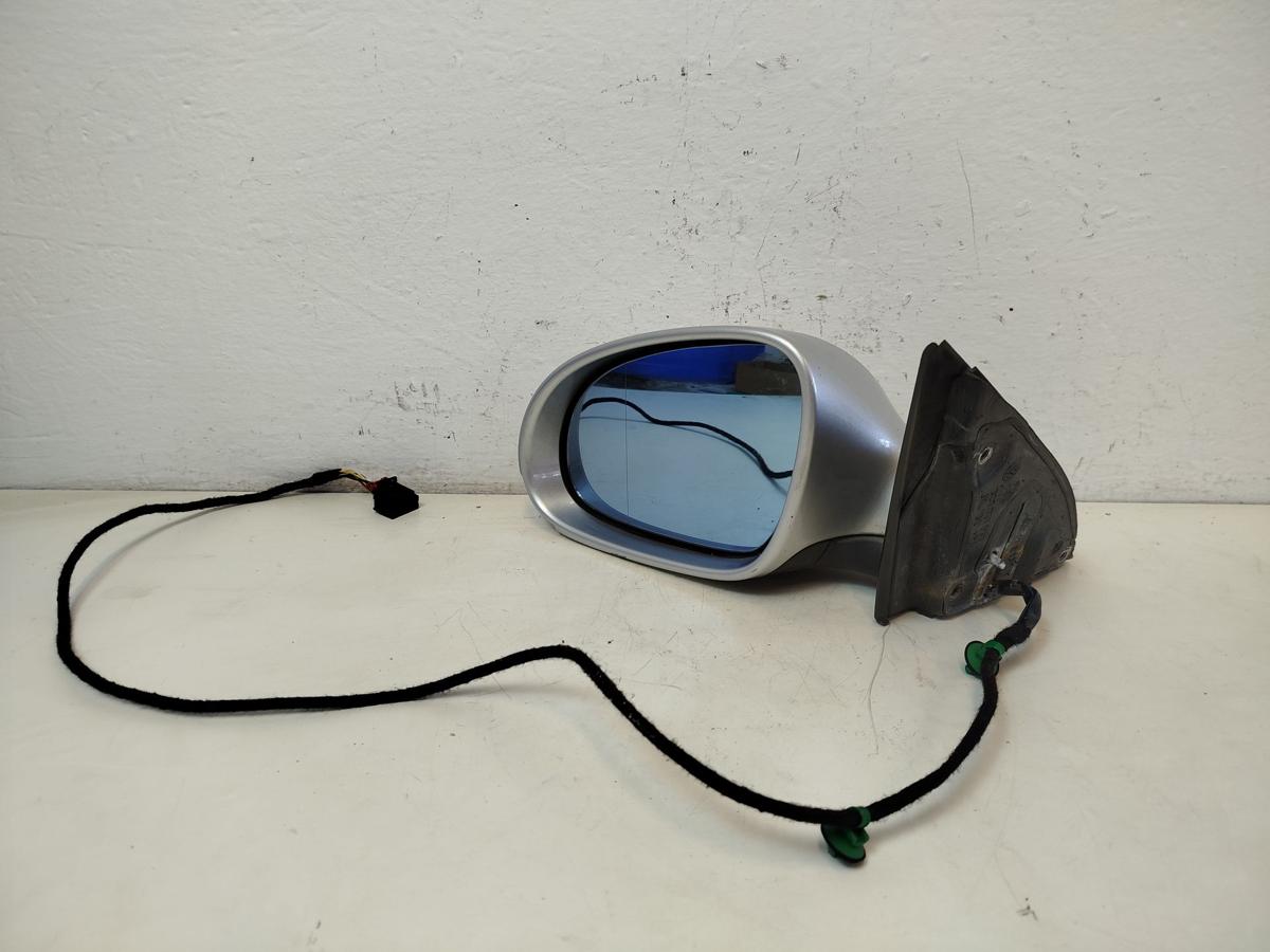 VW Passat 3C B6 Spiegel Au&szlig;enspiegel links R&uuml;ckspiegel elekt LA7W Reflexsilber