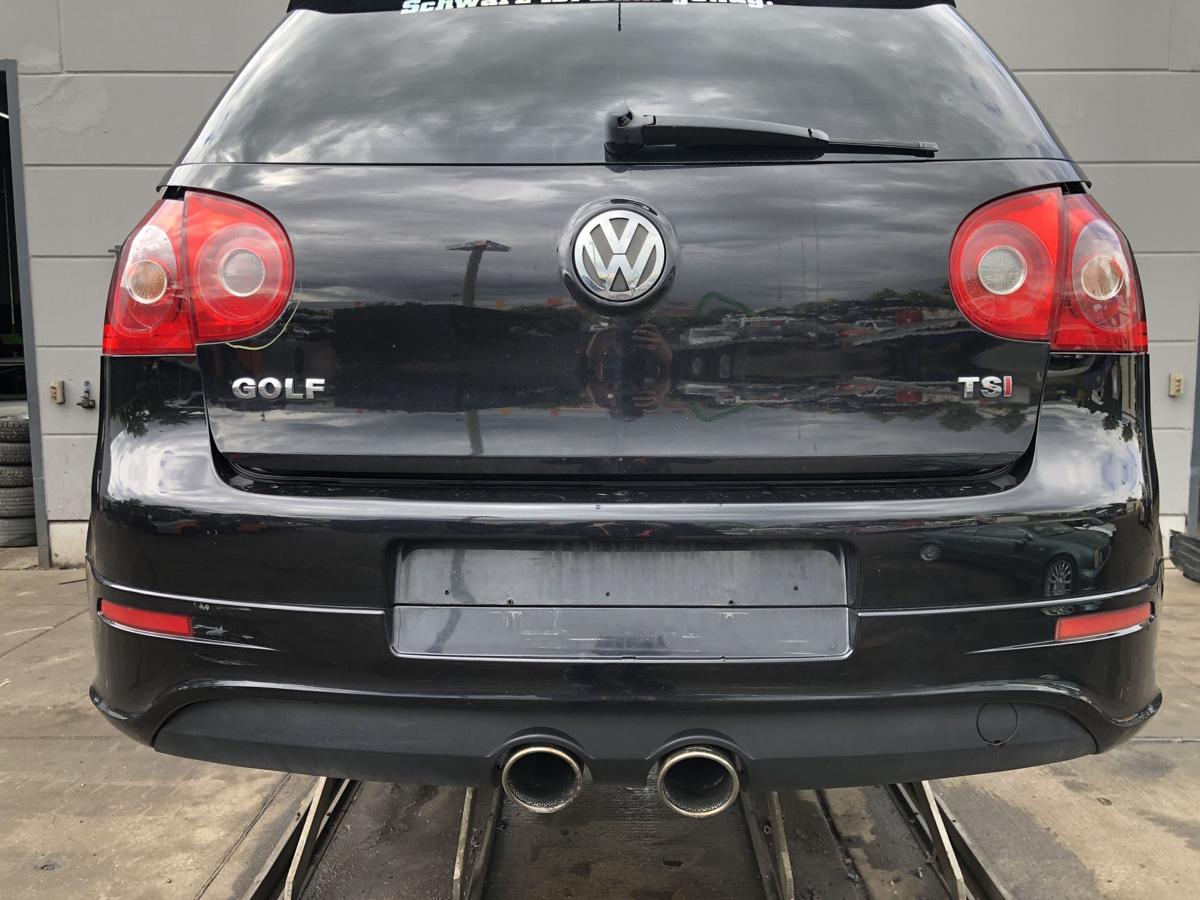 VW Golf V original Stoßstange Fänger OBERTEIL hinten/Heck C9Z Black magic Bj2008