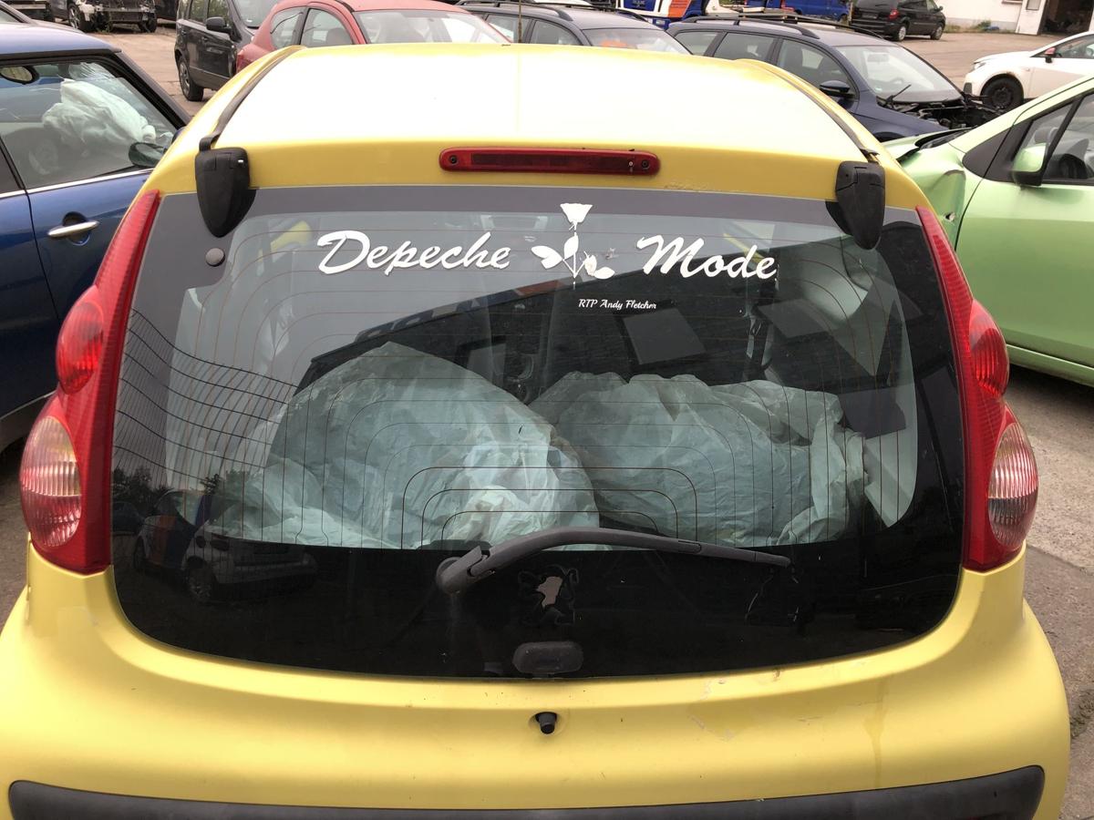Peugeot 107 Typ P Heckscheibe Heckklappe heizbar Heckdeckel Glas Kofferklappe