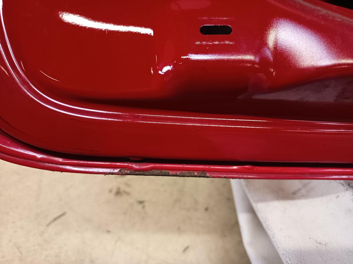 VW Golf V 3türer orig Heckklappe mit Scheibe (Roh) LY3D Tornadorot Bj 2003