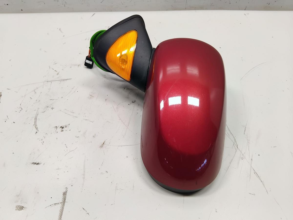 Renault Modus original Au&szlig;enspiegel links feuerrotmetallic TE876 Bj.2005 elektrisch