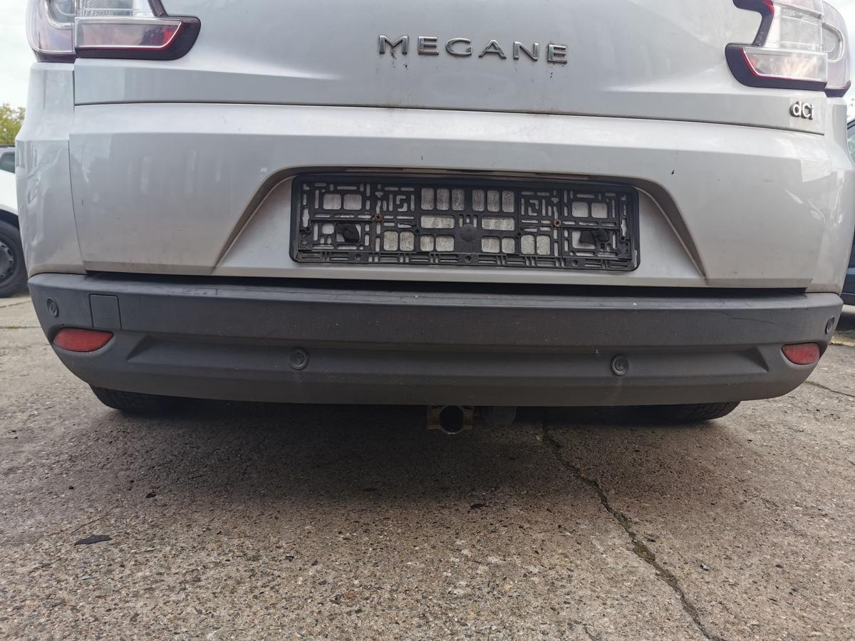Renault Megane III KZ Stossstange Stossfänger Bumper hinten PDC TED69 Grey met