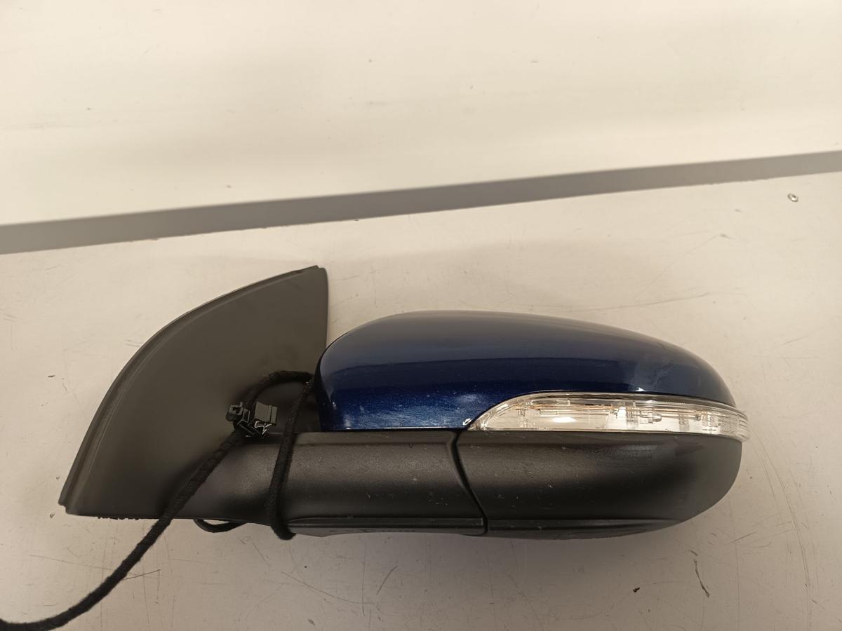 VW Golf VI 6 Limo orig Spiegel links elektrisch Blinker 5trg LD5Q Blau Bj 2009