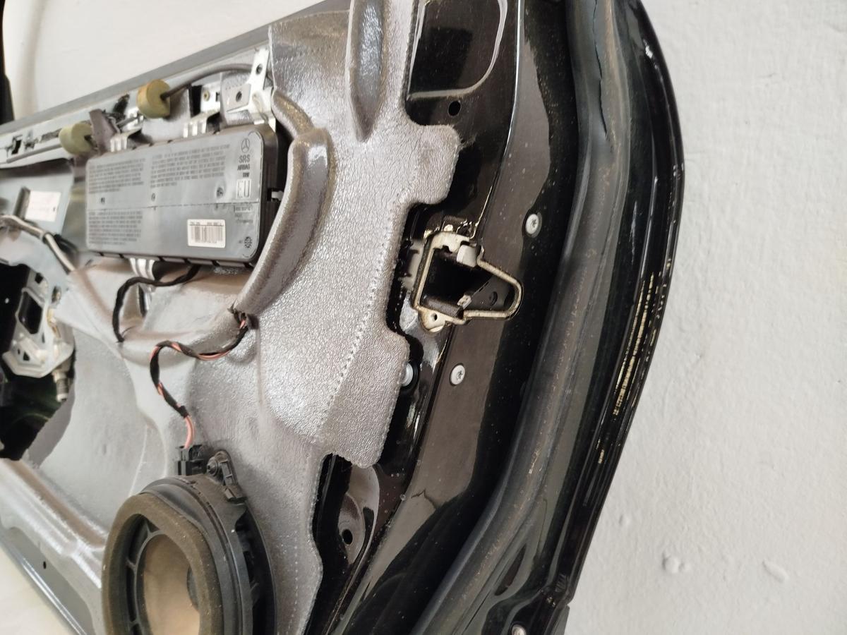 Tür vorn rechts Beifahrertür Mopf 197 Obsidianschwarz Mercedes CL203 Sportcoupe