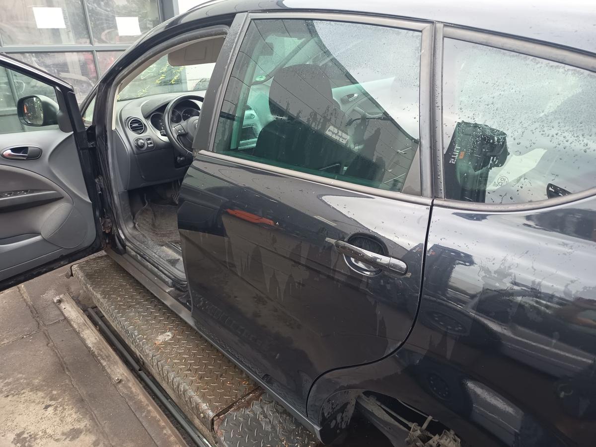 Seat Altea XL original T&uuml;r hinten links Fond Rohbau C9Z Magicoschwarz Bj 2009