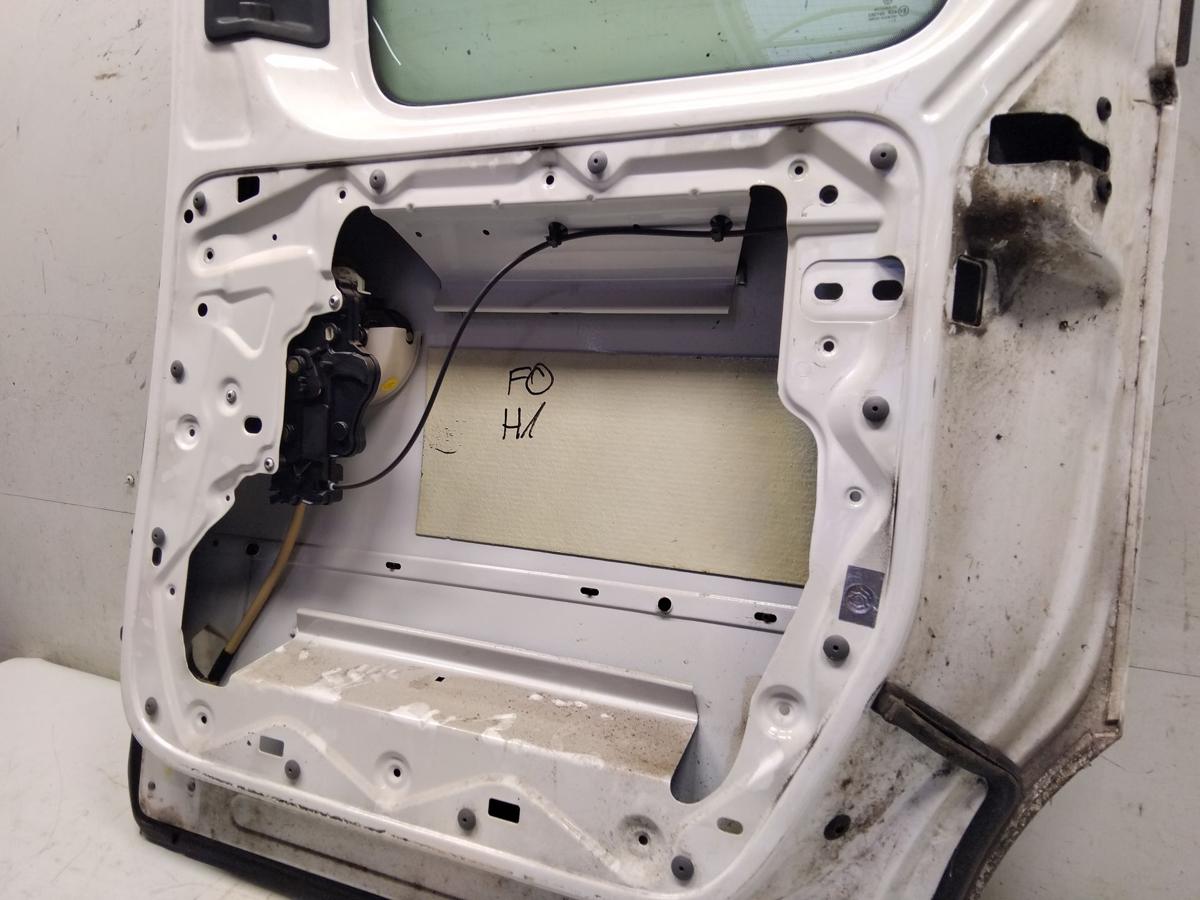 VW Caddy 2K original Schiebet&uuml;r rechts LB9A Candywei&szlig; mit Scheibe BJ2005