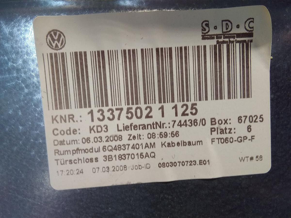 VW Polo 9N3 Bj.2008 original Fensterheber vorn links 5-türig elektrisch