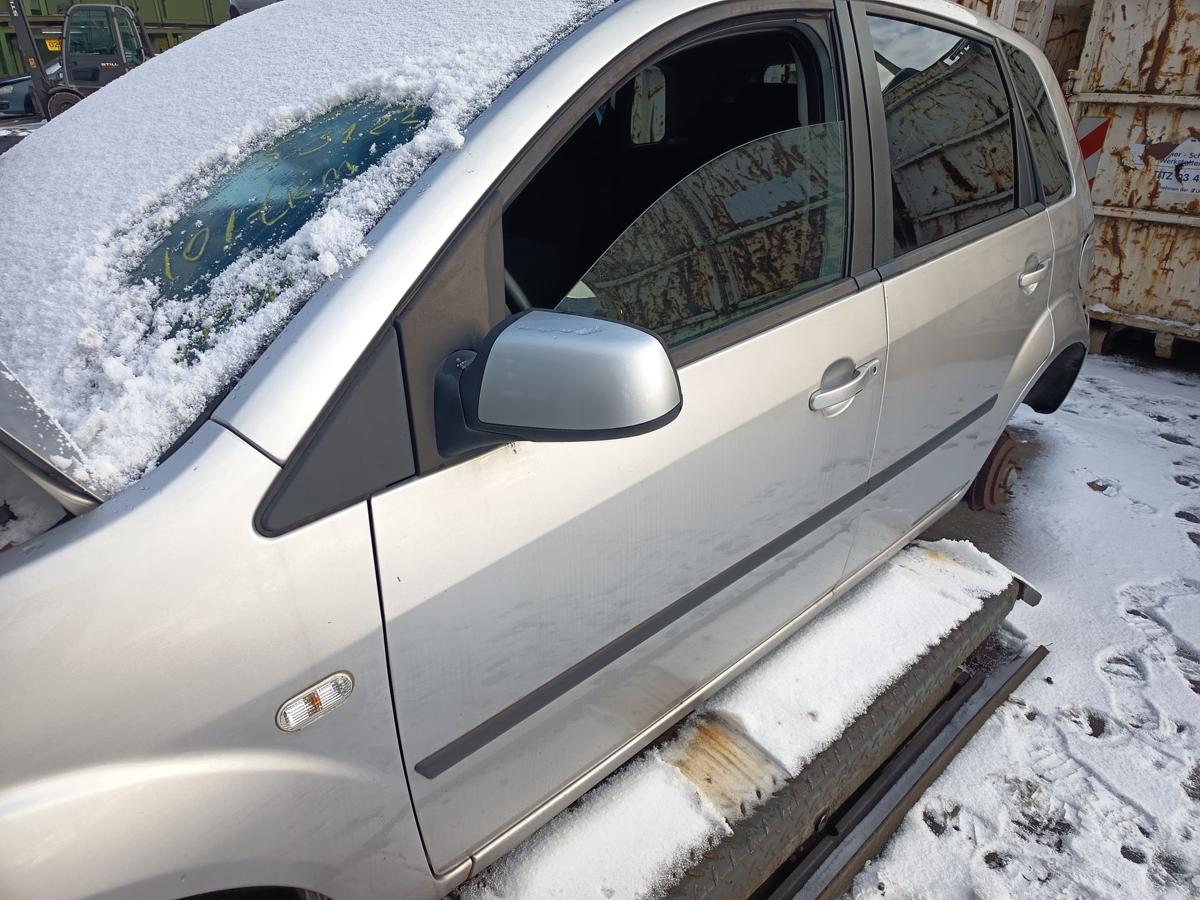 Ford Fiesta VI 5t&uuml;rer original T&uuml;r vorn links Fahrer Polarsilber Bj 2005