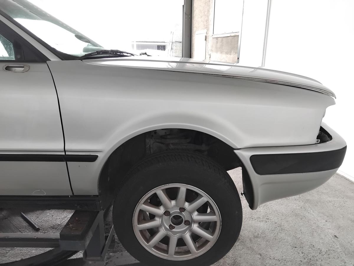 Audi 80 B4 original Kotfl&uuml;gel vorn rechts LY7T Kristallsilbermetallic BJ1992