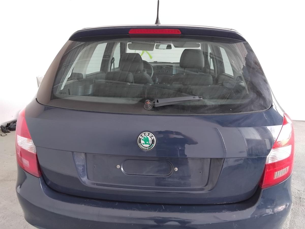Skoda Fabia 2 5J Facelift Kombi Heckklappe mit Heckscheibe BJ2011 LF5A pacific blue