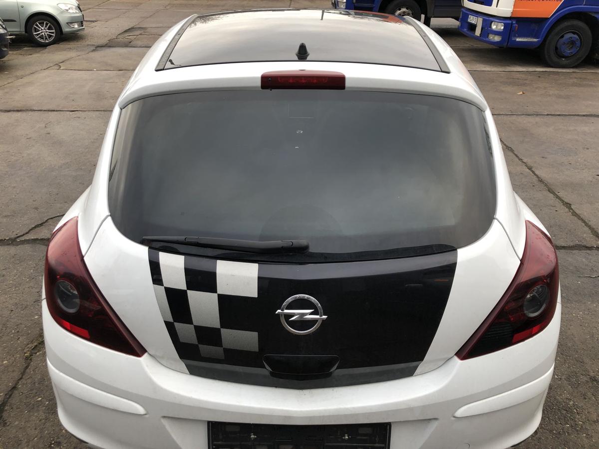 Opel Corsa D ab10 Heckklappe mit Scheibe Facelift 3türer Kofferraumklappe weiss