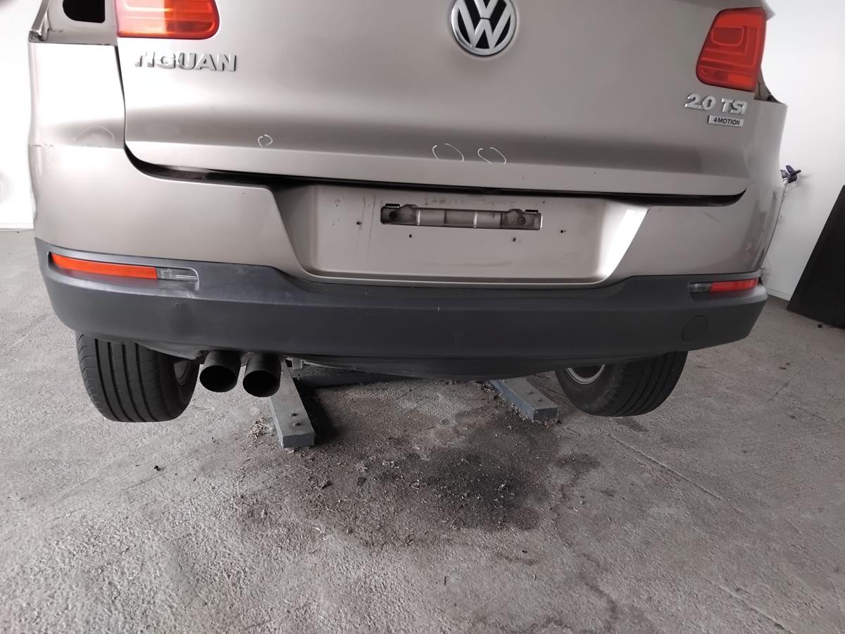 VW Tiguan 5N2 original Stossf&auml;nger Sto&szlig;stange hinten titaniumbeige LA1X BJ2012