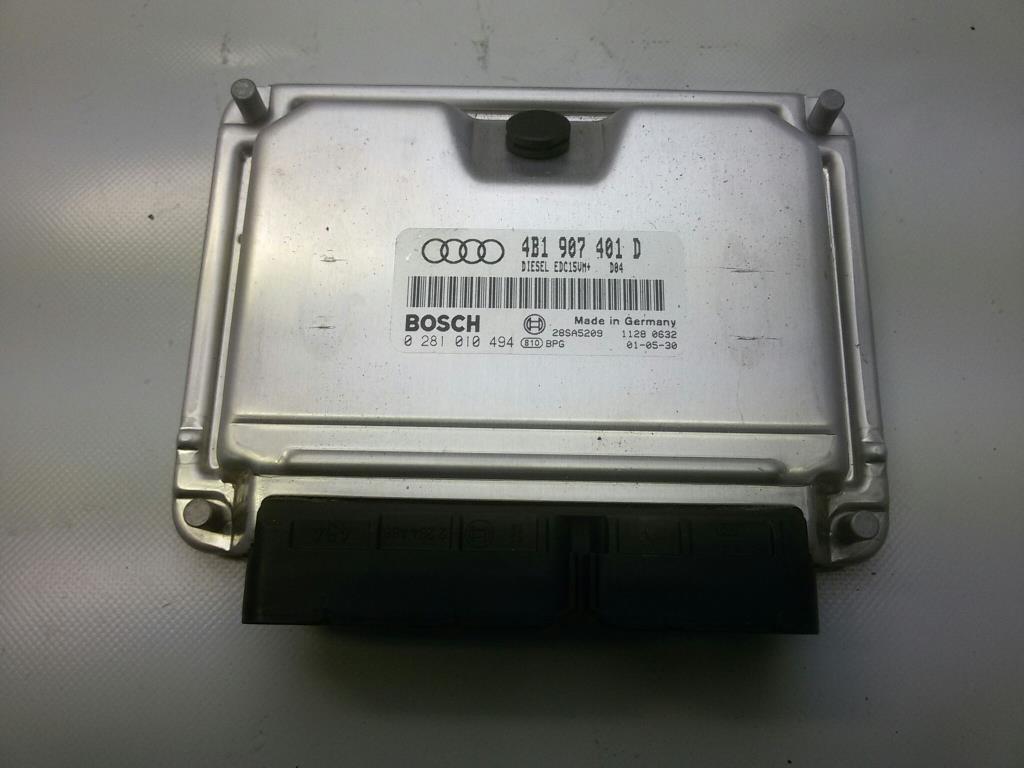 Audi A6 4B1907401D Steuergerät Motor Bosch 0281010494 Bj2001