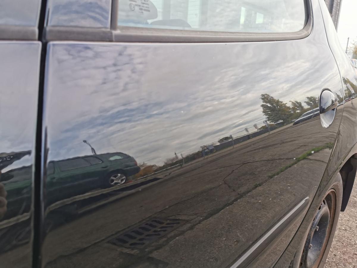 Peugeot 206+ 2M Autotür Tür Fondtür Rohbautürhinten links KTV Perla Nera
